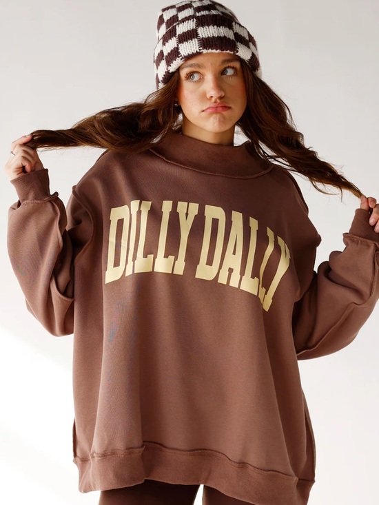 BUCKETLIST Tops - Bucketlist Dilly Dally mockneck